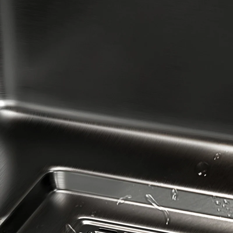 Actueel Style Kitchen Sink Stainless Steel Kitchen Sink Right Drain Placement 24l