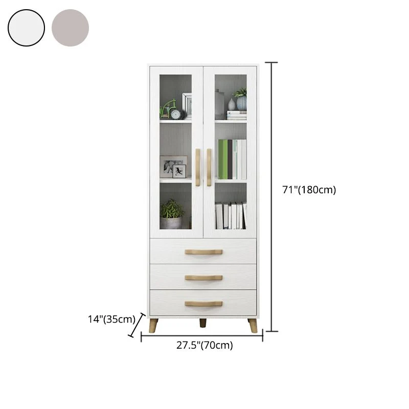 Actueel Style Standard Bookcase Closed Back Bookshelf Drawer Storage 27