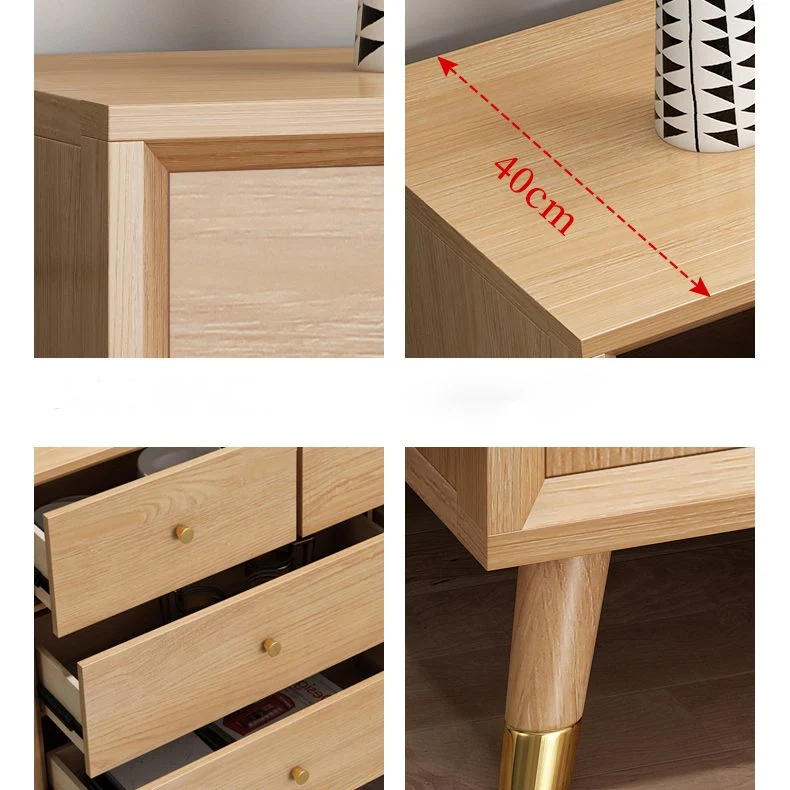 Bedroom Wooden Storage Chest Dresser Contemporain Storage Chest Drawers 24l