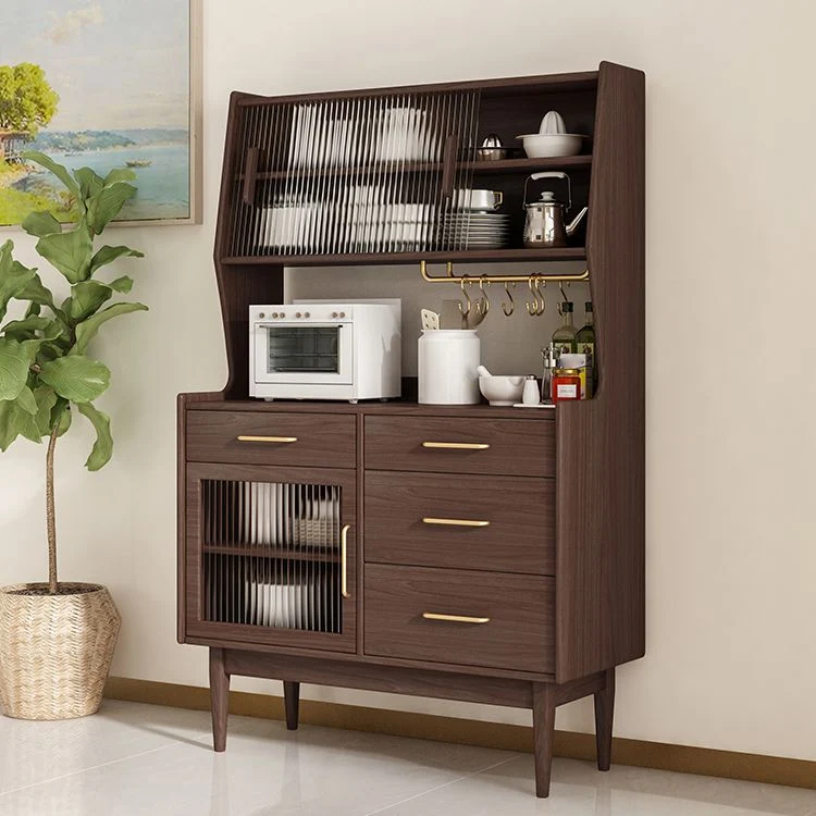 Chique Rectangle Storage Sideboard Wooden Cabinet Sideboard Drawers and Doors 33l