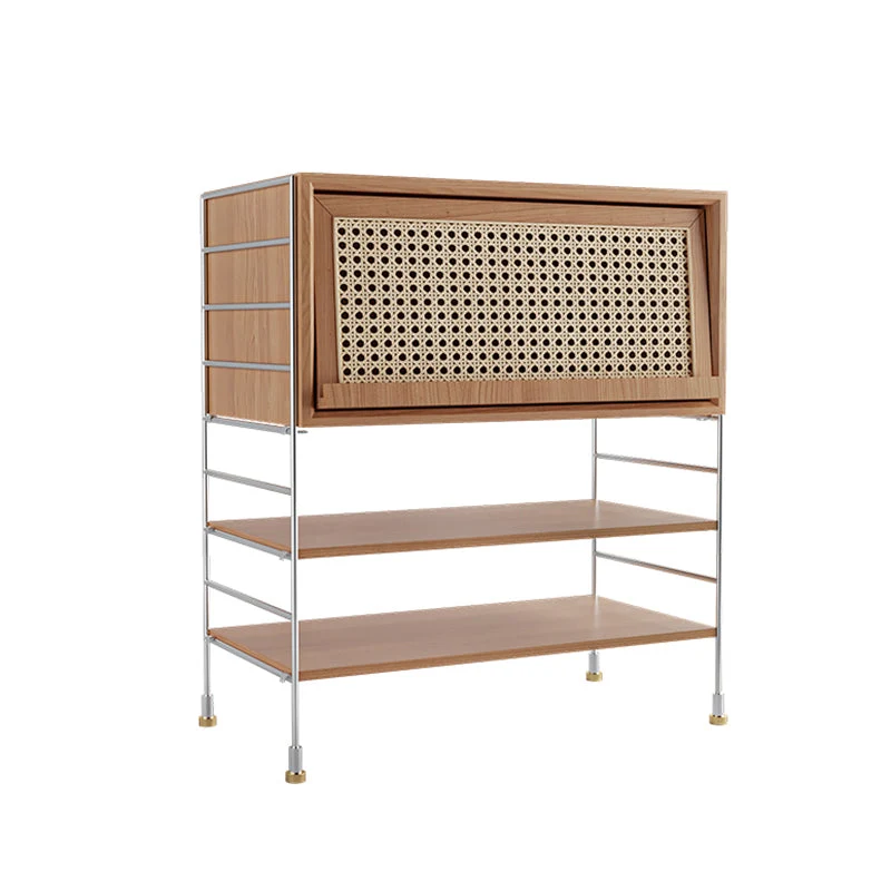 Closed Back Bookcase Modern Style Stevig Wood Bookshelf Shelves 34l