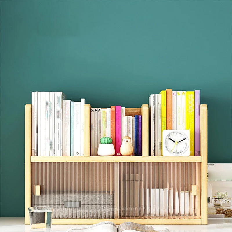 Closed Back Bookshelf Contemporary Stevig Wood Bookcase Doors 28l