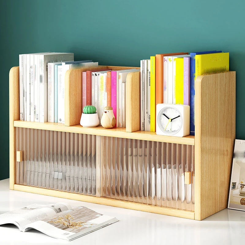 Closed Back Bookshelf Contemporary Stevig Wood Bookcase Doors 28l
