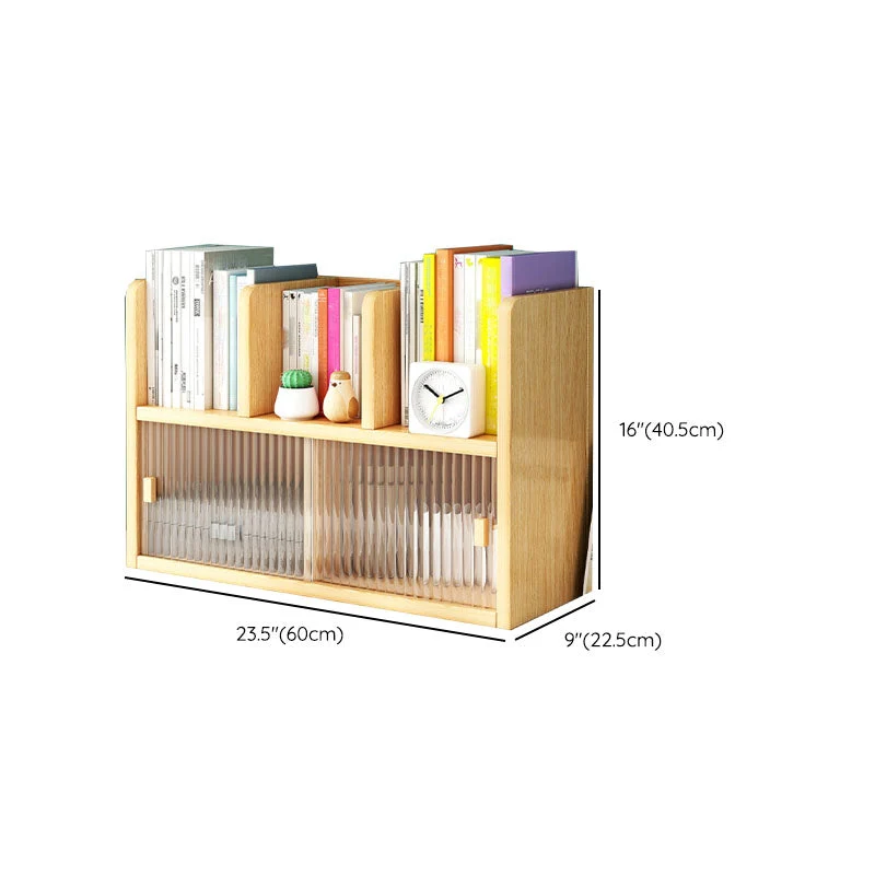 Closed Back Bookshelf Contemporary Stevig Wood Bookcase Doors 28l