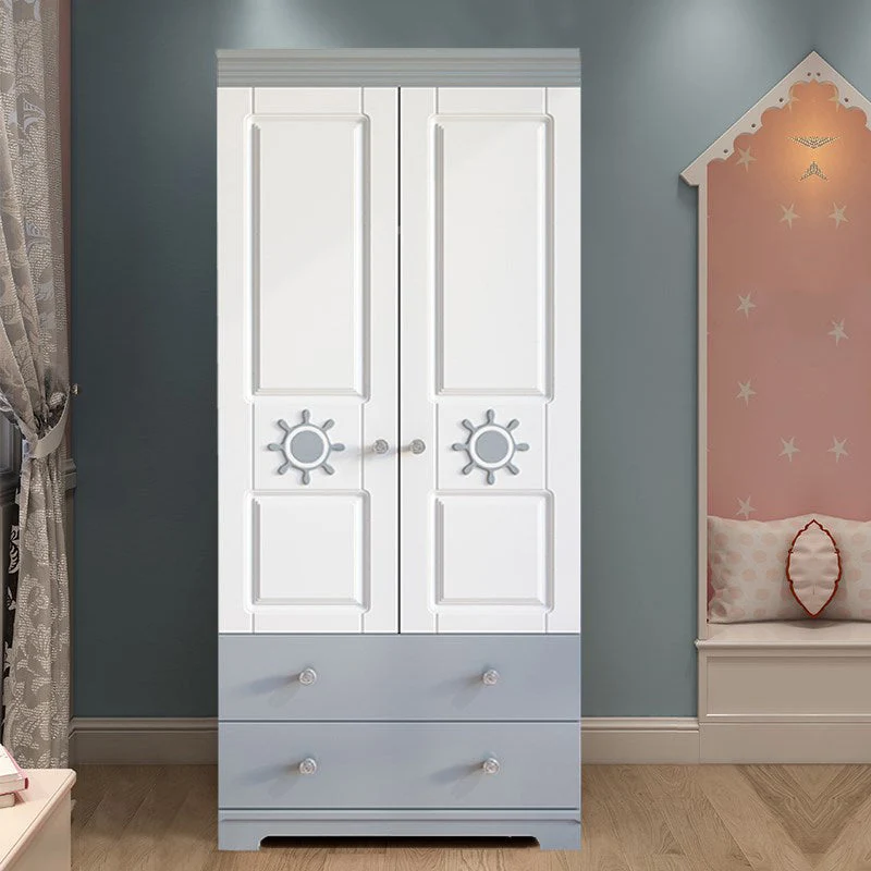Coastal Storage Cabinet Hinged Door Manufactured Wood Effen Finish Cabinet 31l