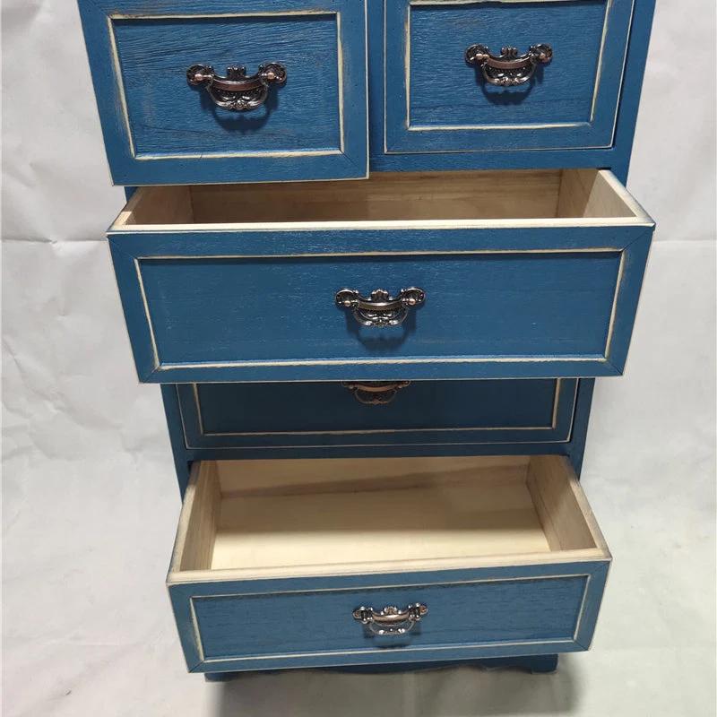 Coastal Storage Chest Dresser Massief Wood Storage Chest 4/5/6 Drawers White