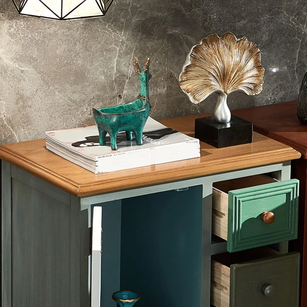 Coastal Storage Chest Dresser Solid Wood Dresser Veelvoudig Drawers 24l
