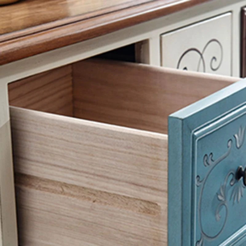 Coastal Storage Chest Massief Wood Dresser 8/10/12 Drawers 34l