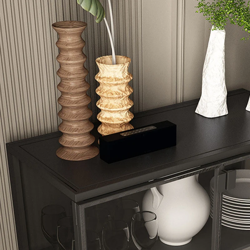 Contemporain China Cabinet Metal Storage Cabinet Doors Living Room 31l