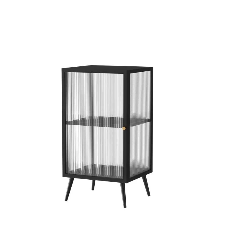 Contemporain Display Cabinet Glass Door Storage Cabinet Dining Room 16l