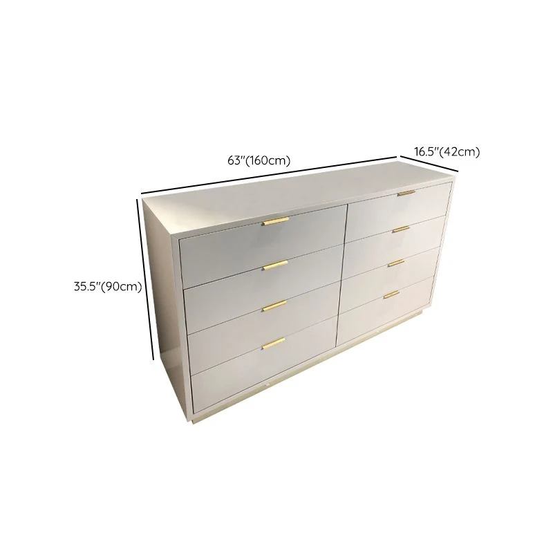 Contemporain Storage Chest Dresser Stone/Wooden Storage Chest Drawers 35l