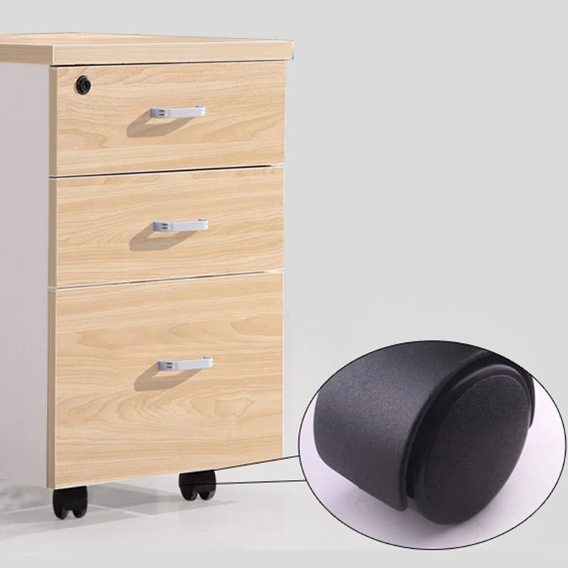 Contemporain Vertical Filing Cabinet Wood File Cabinet Locking Storage Light