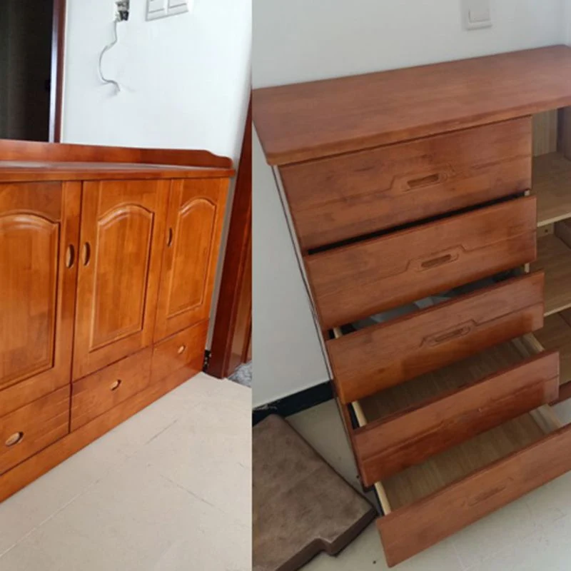 Contemporary Bedroom Storage Chest Elastisch Wood Vertical Chest Drawers