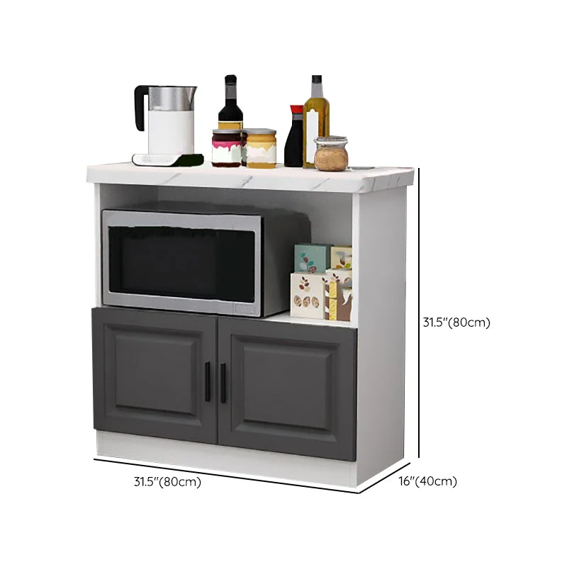 Contemporary Buffet Server Cabinet Storage Kitchen Dining Server 24l