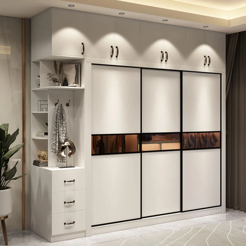 Contemporary Cabinet Sliding Door Engineered Wood Natuurtint Storage Cabinet 55l