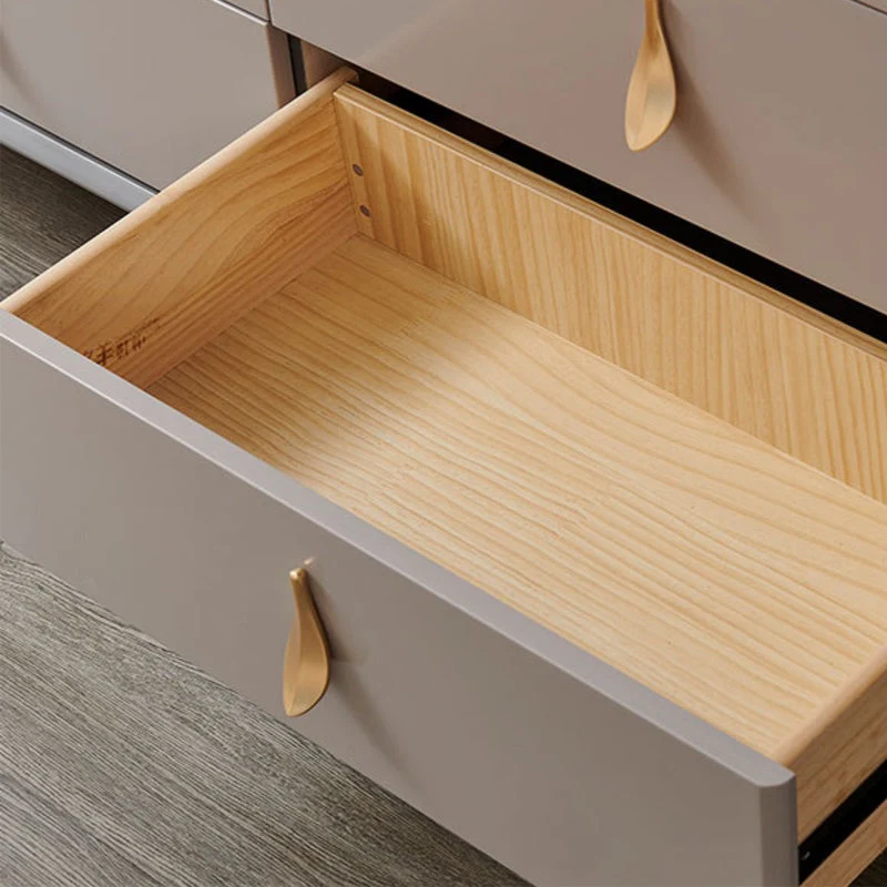 Contemporary Chest Wood Storage Chest Dresser Soft-Close Drawers Https