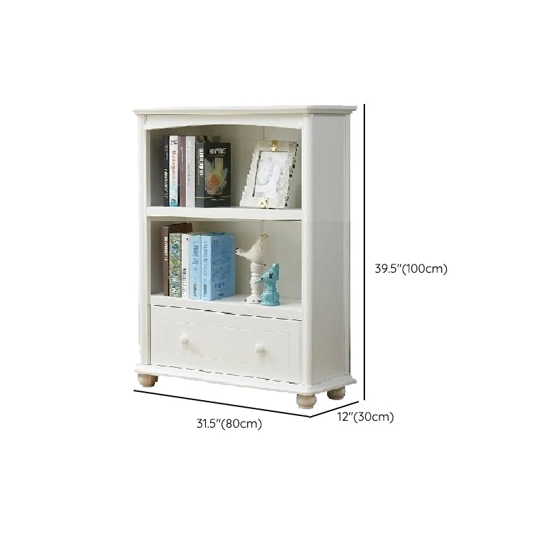 Contemporary Closed Back Bookshelf Conventioneel Wooden Bookcase Shelves 23