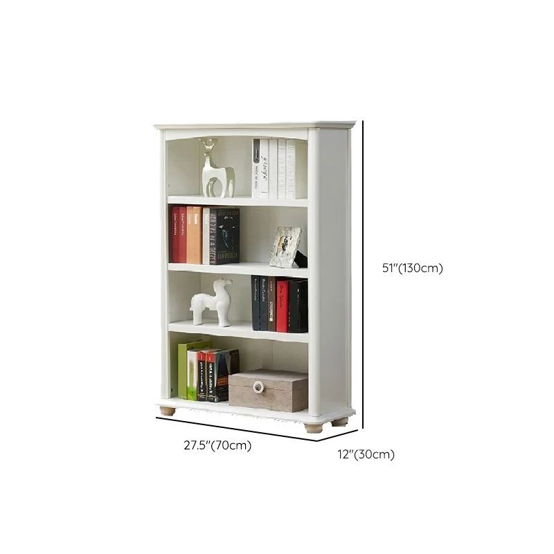Contemporary Closed Back Bookshelf Conventioneel Wooden Bookcase Shelves 23