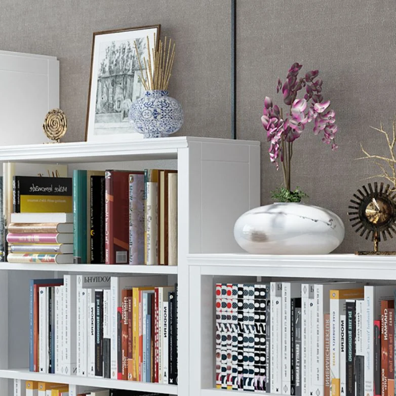 Contemporary Conventioneel Bookcase Closed Back Wooden Bookshelf Shelves 28