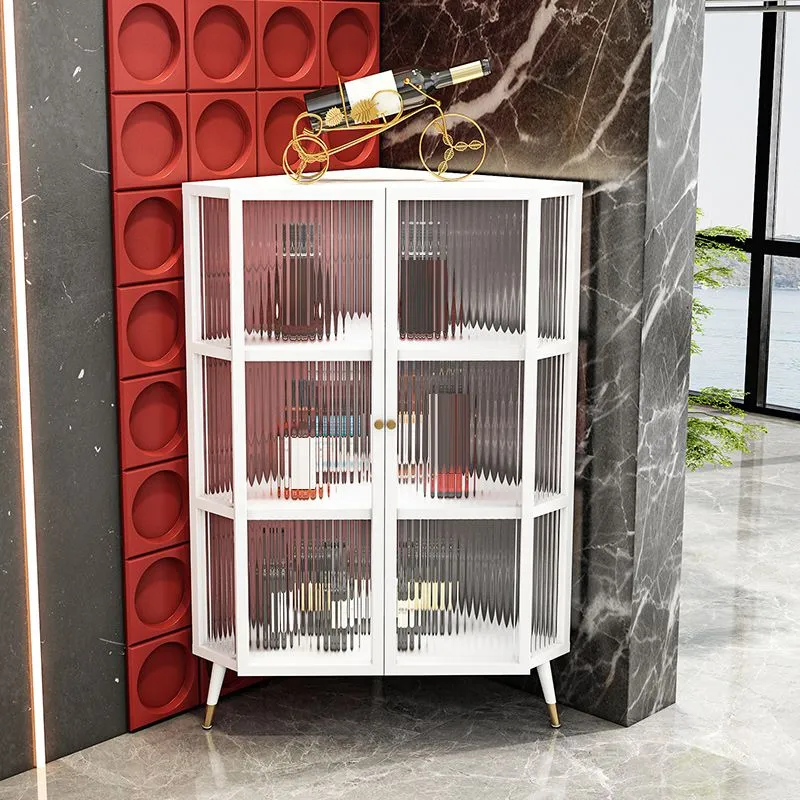 Contemporary Curio Cabinet Metaal Storage Cabinet Doors Office 20l