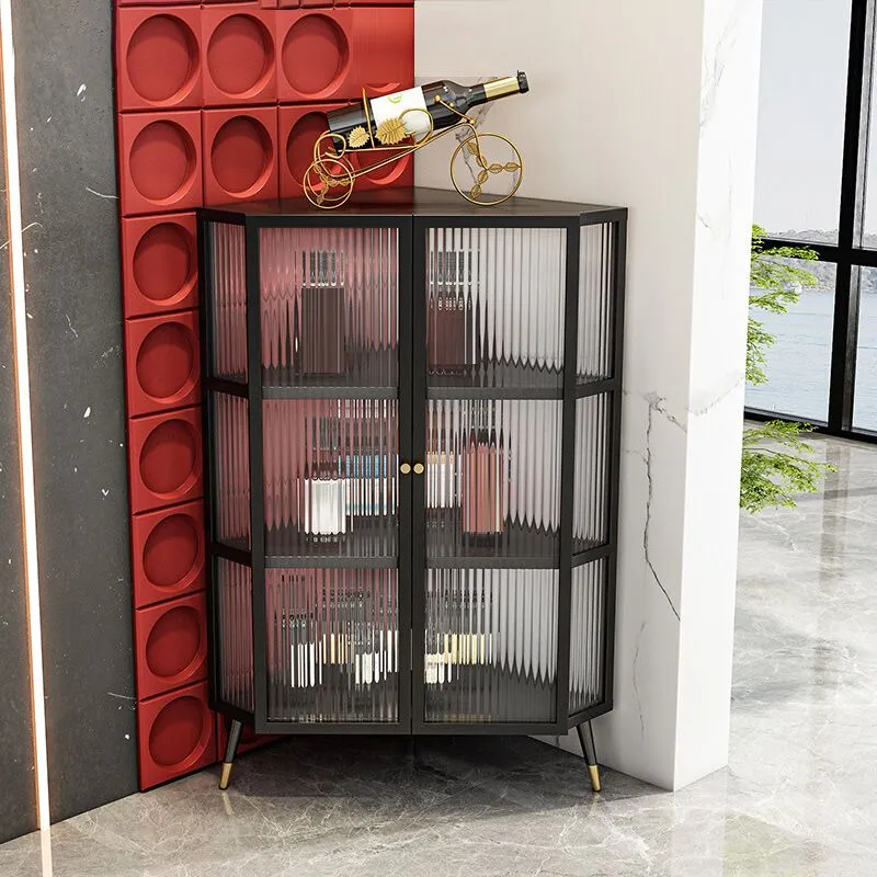 Contemporary Curio Cabinet Metaal Storage Cabinet Doors Office 20l