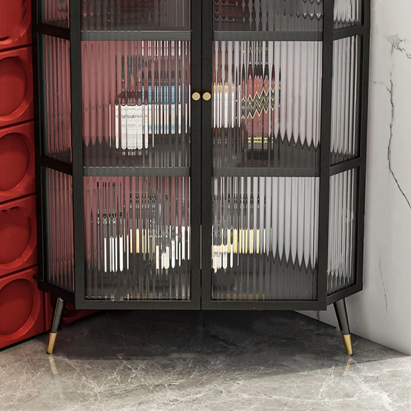 Contemporary Curio Cabinet Metaal Storage Cabinet Doors Office 20l