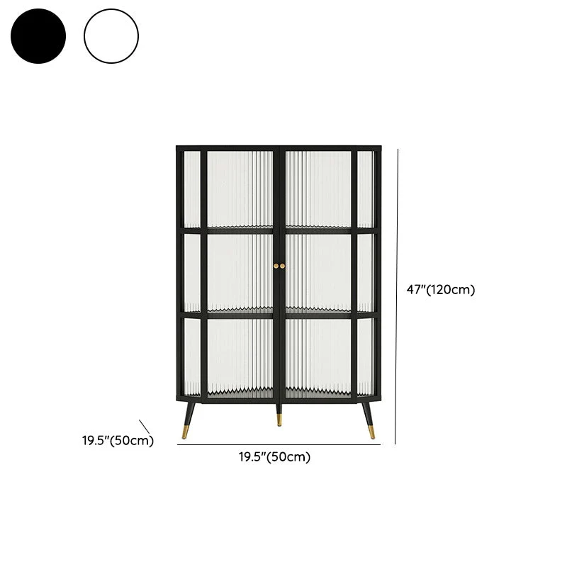 Contemporary Curio Cabinet Van metaal Storage Cabinet Doors Office 20l