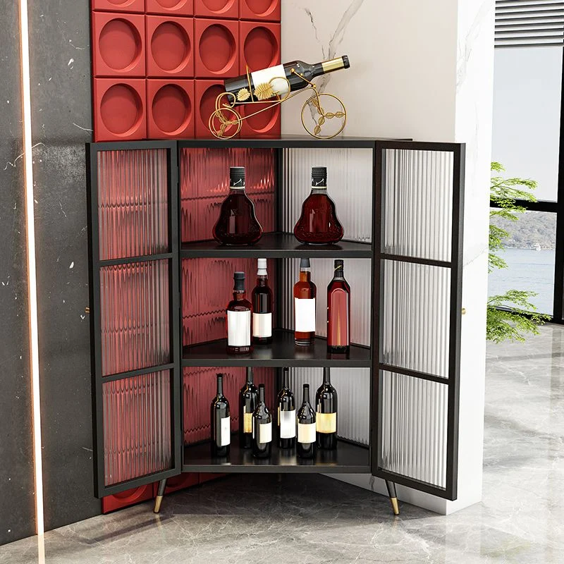 Contemporary Curio Cabinet Van metaal Storage Cabinet Doors Office 20l