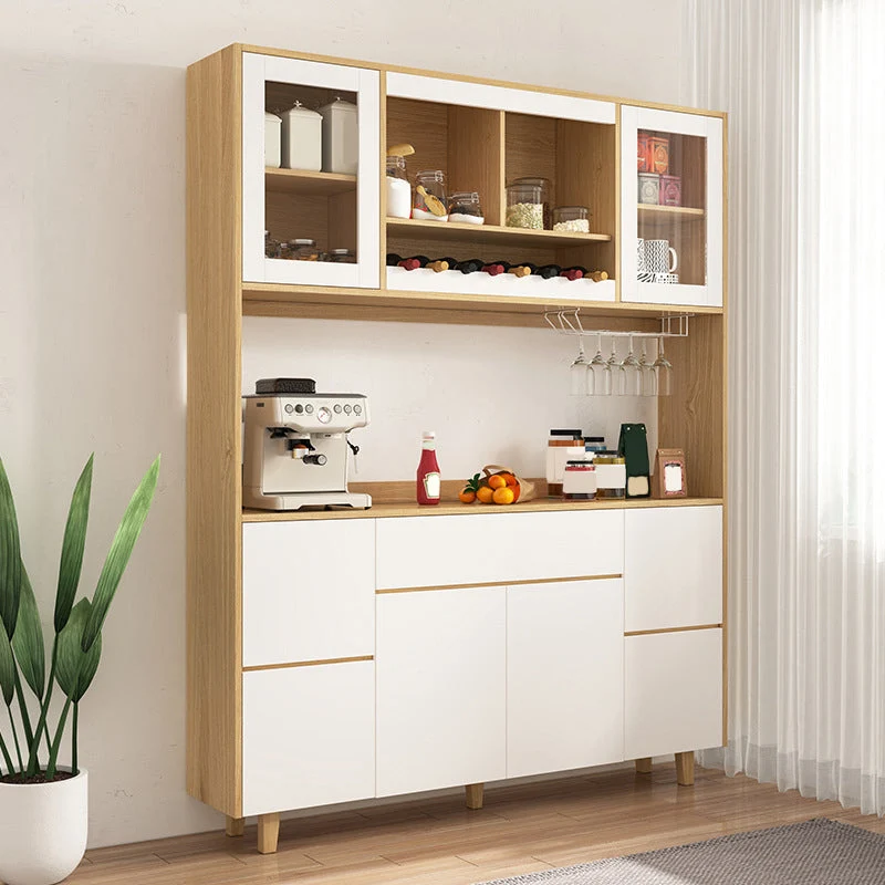 Contemporary Dining Hutch Wood Storage Cabinet Dining Room 39l