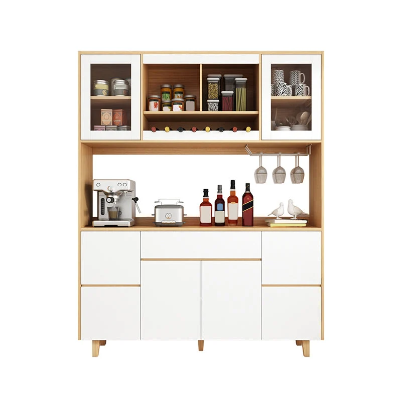 Contemporary Dining Hutch Wood Storage Cabinet Dining Room 39l
