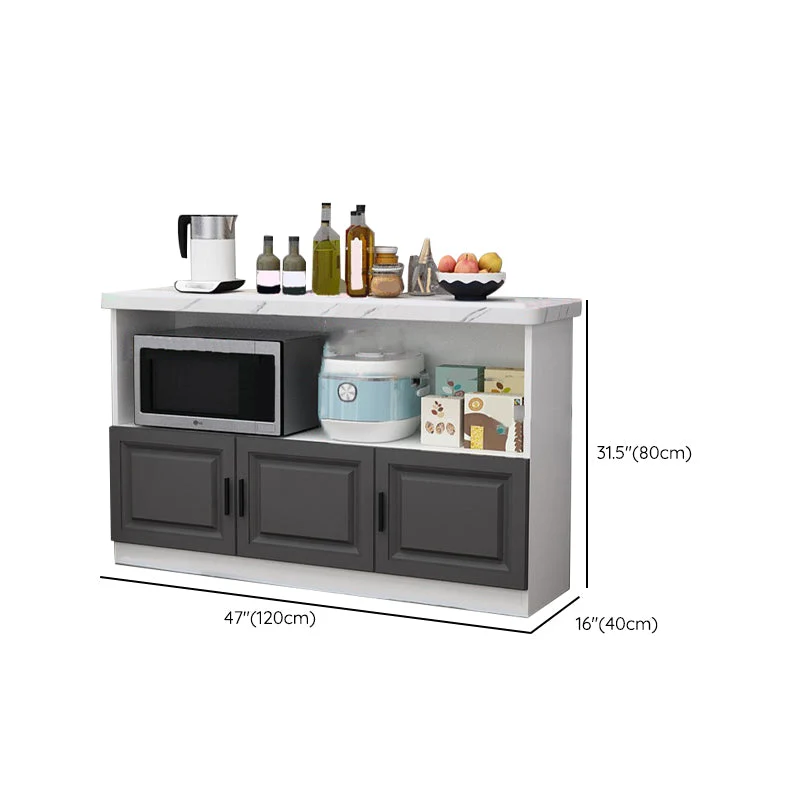 Contemporary Dining Server Dining Room Buffet Server Cabinet Storage 24l