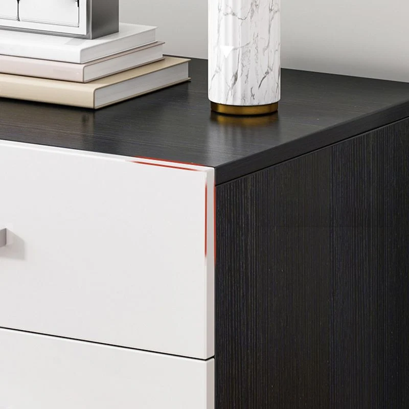 Contemporary Drawers Included Night Table Effen Wood Nightstand 16l