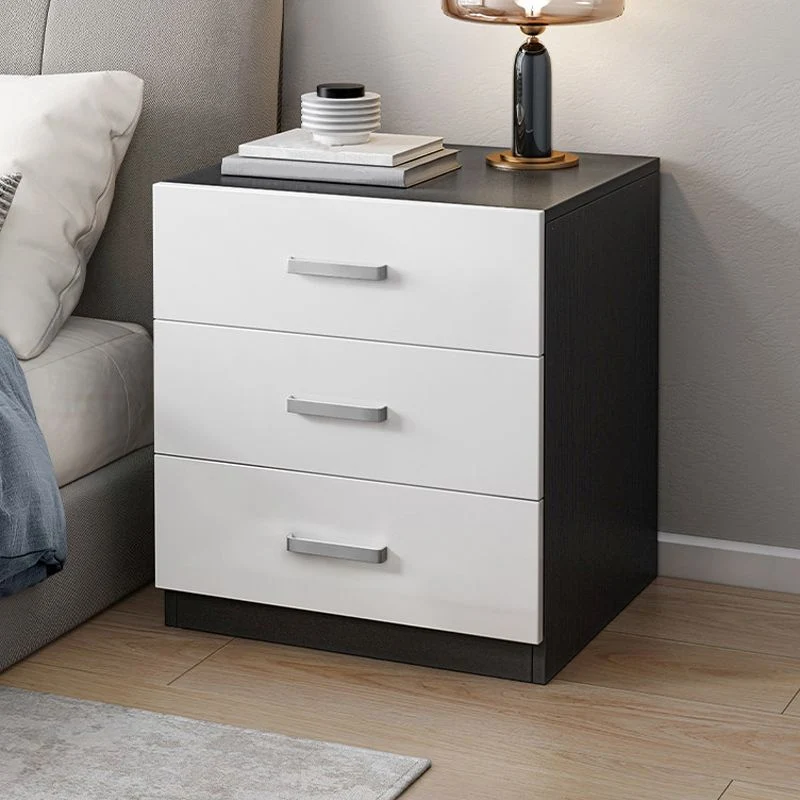 Contemporary Drawers Included Night Table Stevig Wood Nightstand 16l