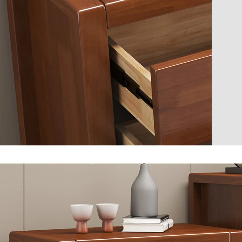 Contemporary Effen Wood Storage Chest Bedroom Chest Drawers