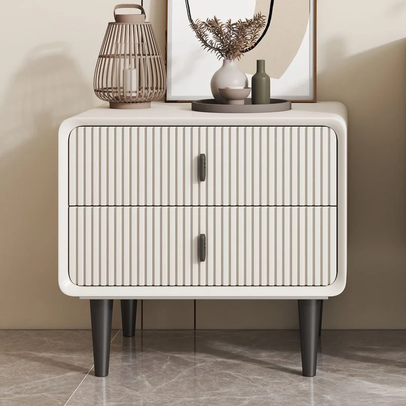 Contemporary Effen Wood Storage Chest Vertical Bedroom Chest Drawers Grey