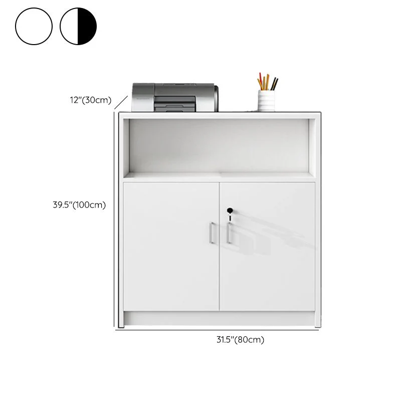 Contemporary File Cabinet Houtsoort Frame Storage Lateral Filing Cabinet 31l