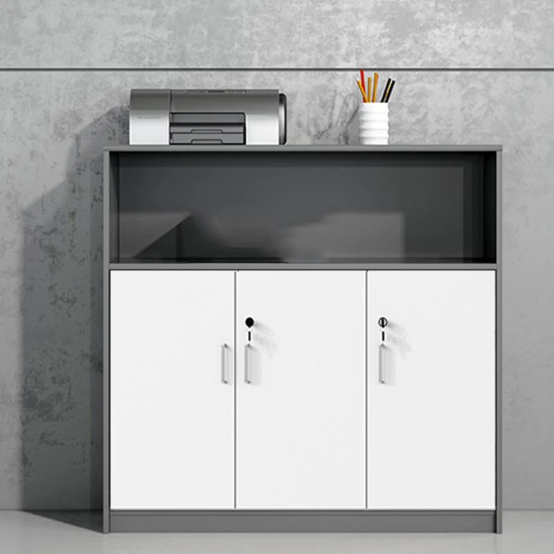 Contemporary File Cabinet Houtsoort Frame Storage Lateral Filing Cabinet 31l