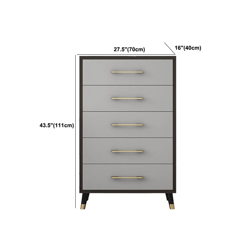 Contemporary Glam Storage Chest Massief hout Chest Soft-Close Drawers Https