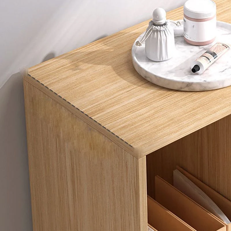 Contemporary hout Side Cabinet Storage Shelves and Doors 16l
