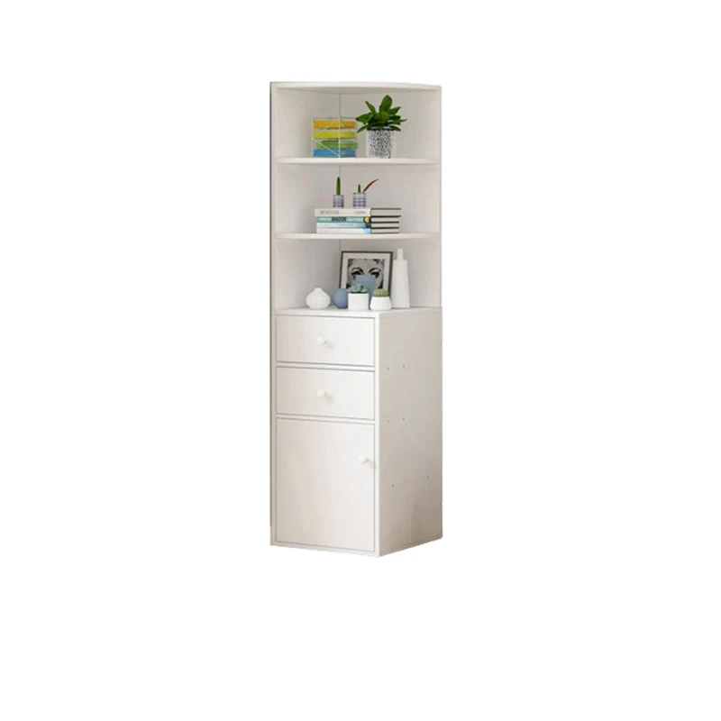 Contemporary Ivoor Water Resistant Cabinet Drawers Corner Cabinet 11