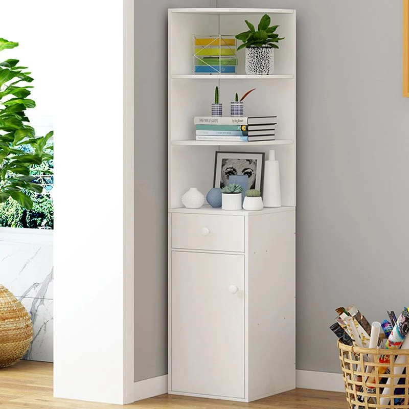 Contemporary Ivoor Water Resistant Cabinet Drawers Corner Cabinet 11
