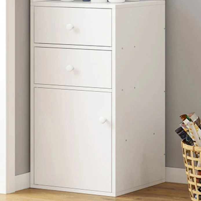 Contemporary Ivoor Water Resistant Cabinet Drawers Corner Cabinet 11