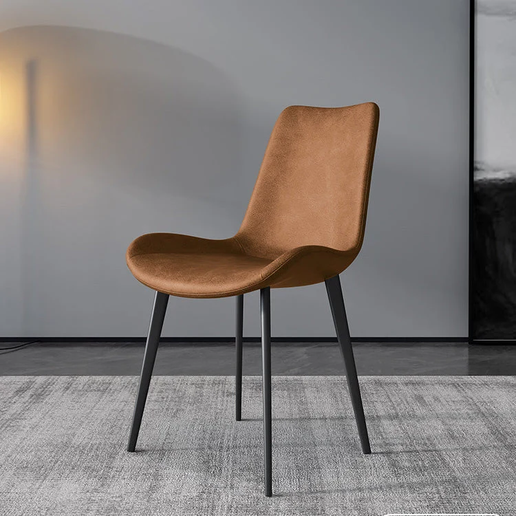 Contemporary Kitchen Dining Chairs Faux Leather Side Chairs Koolzwart Legs