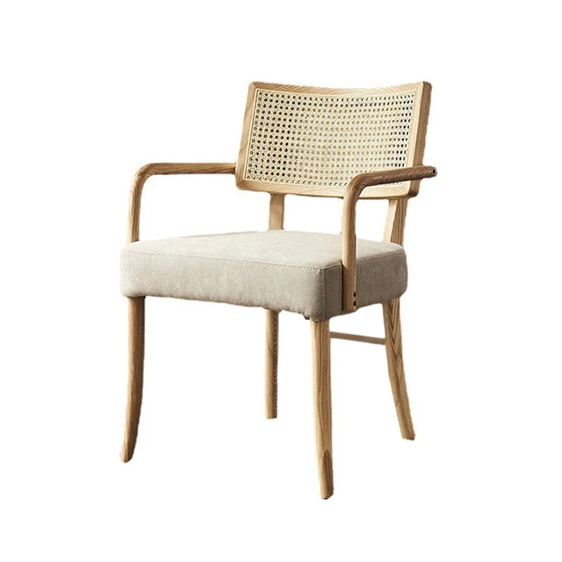 Contemporary Kitchen Dining Chairs Upholstered Chairs Wood Base Grey