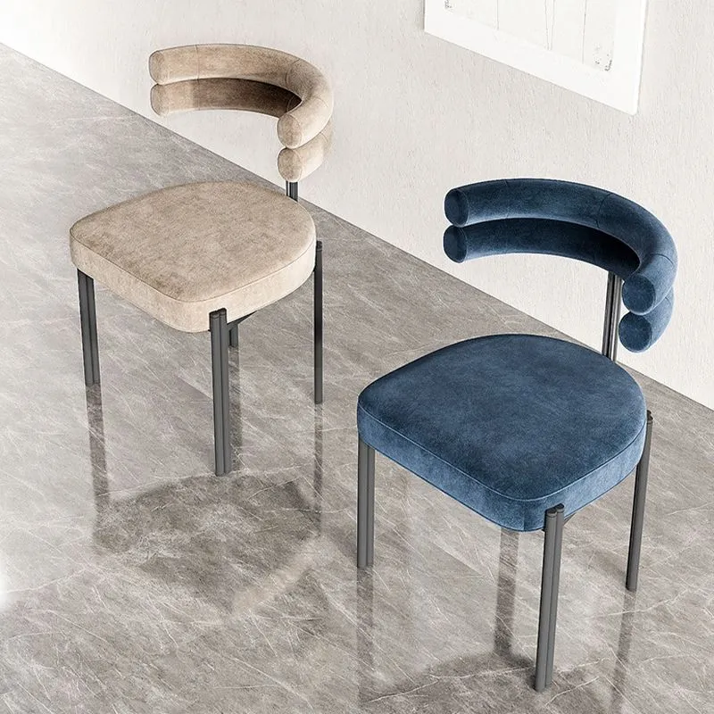 Contemporary Kitchen Dining Chairs Upholstered Side Chairs Ebbenhout Legs