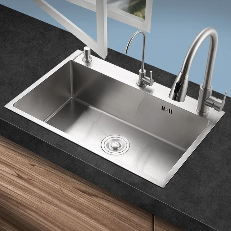 Contemporary Kitchen Sink Corrosion Resistant Kitchen Sink Faucet 24l