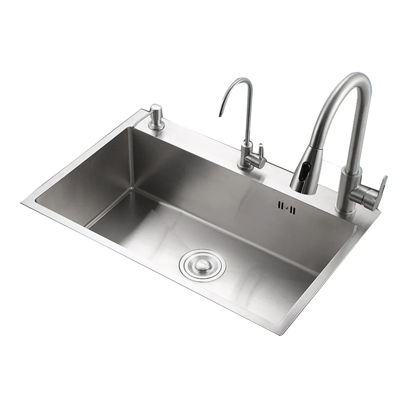 Contemporary Kitchen Sink Corrosion Resistant Kitchen Sink Faucet 24l
