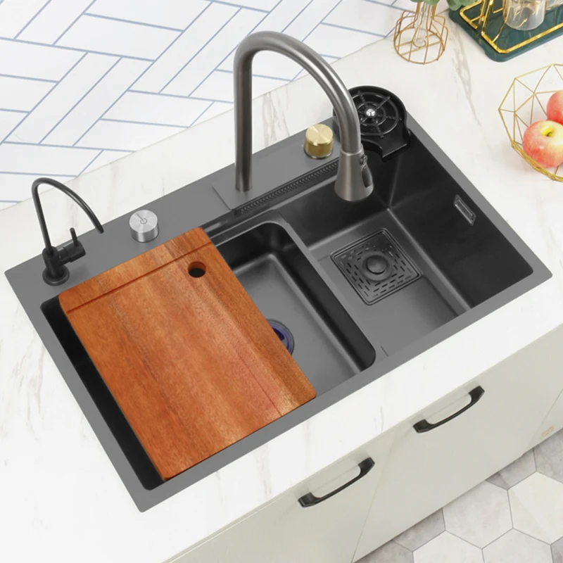 Contemporary Kitchen Sink Roestvast Steel Friction Resistant Kitchen Sink Faucet 27l
