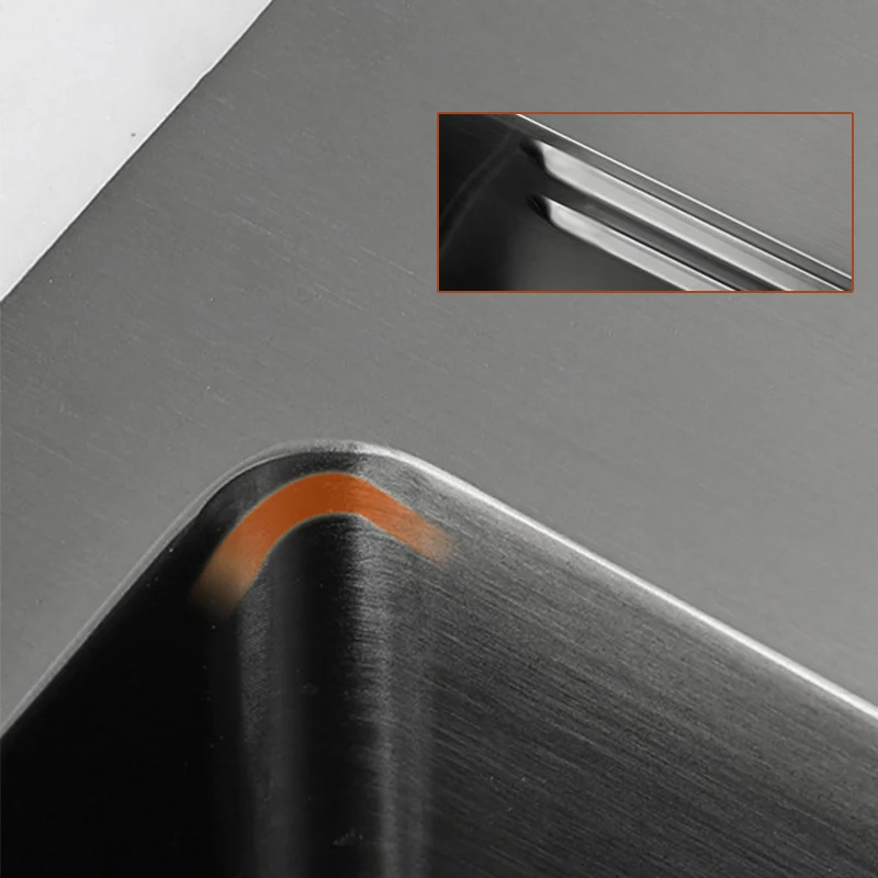 Contemporary Kitchen Sink Roestvrij staal Steel Friction Resistant Kitchen Sink Faucet 27l