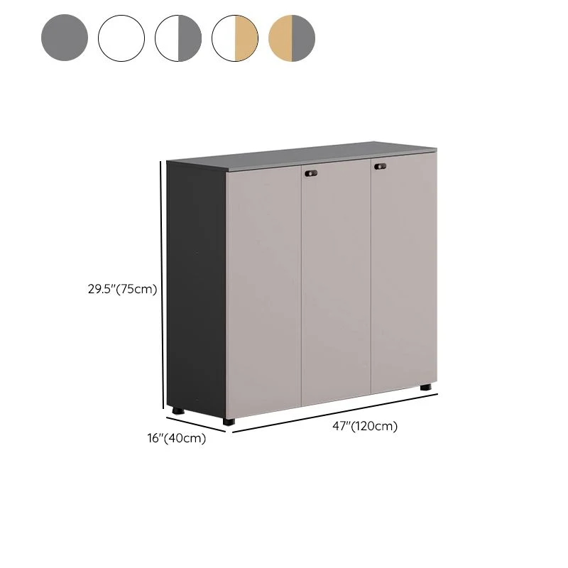 Contemporary Lateral Filing Cabinet Engineered Wood File Cabinet Lock and Storage 31l